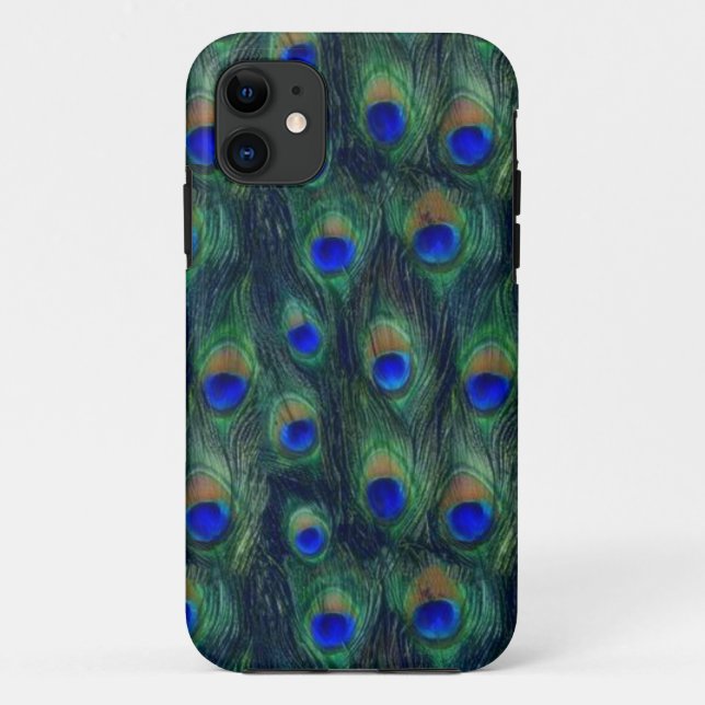 peacock feathers iphone case cover (Back)