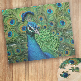 Peacock Feathers Jigsaw Puzzle