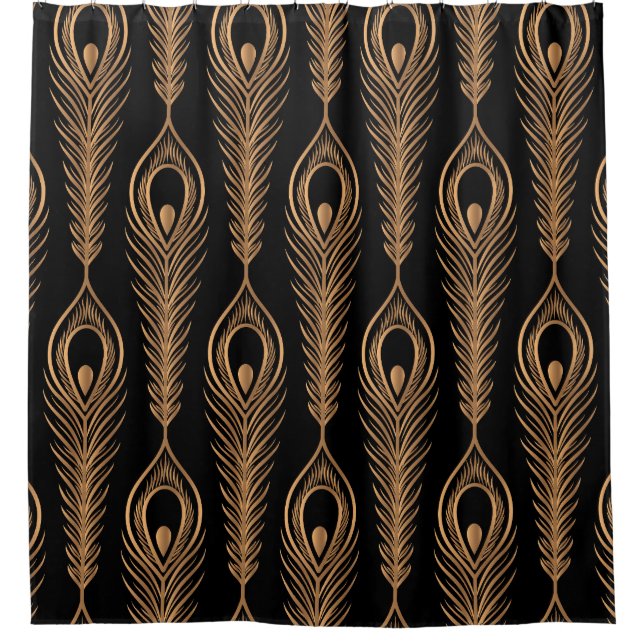 Peacock Feathers, Luxury Oriental Pattern. (Front)