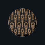 Peacock Feathers, Luxury Oriental Pattern. Magnet<br><div class="desc">Peacock feathers luxury pattern seamless. Oriental gold black royal background Vintage. Indian design for gift wrapping paper, beauty spa, yoga wallpaper, wedding party, birthday package, decor. Peacock Extravaganza: Opulence in Gold and Black. Glamourous Peacock - Regal Indian Royalty Unleashed! background, christmas, pattern, illustration, flower, texture, decor, wedding, paper, vintage, gold,...</div>