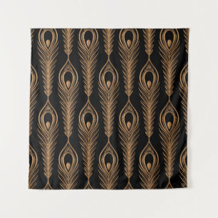 Peacock feathers luxury pattern seamless. Oriental Tapestry
