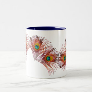 Peacock Feathers Mug