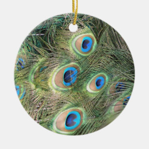 Peacock feathers ornament