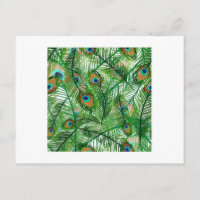 Peacock feathers pattern