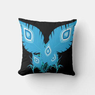 Peacock Feathers   Peacock Birds   Fashion Throw Pillow