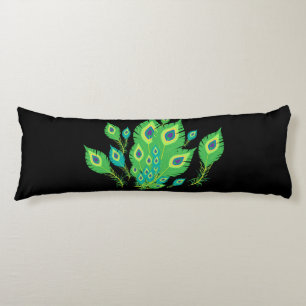 Peacock Feathers Peacock Birds Nature Body Pillow