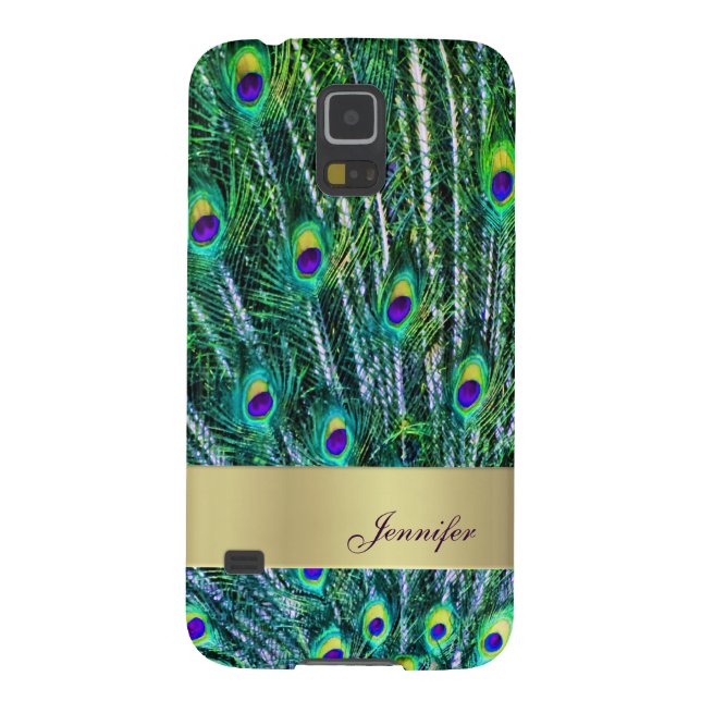 Peacock Feathers Samsung Galaxy S5 Case (Back)