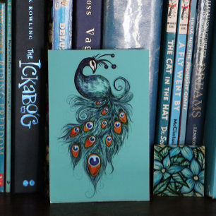 Peacock Feathers Teal Peacocks                     Poster