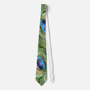 Peacock Feathers Tie