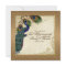 Peacock & Feathers Vintage Gold Look Damask  Swirl