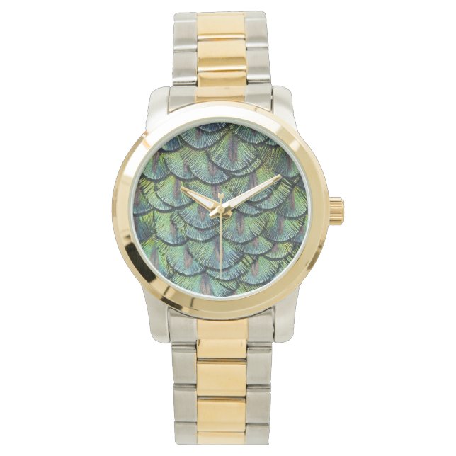 Peacock Feathers Watch (Front)