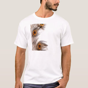 peacock Feathery background T-Shirt