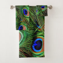 Peacock Feaths Blue Turquoise Photographie