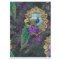 Peacock, Flowers, and Gold Frame Decoupage