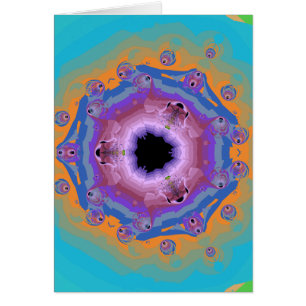 Peacock Fractal Mandala Turquoise