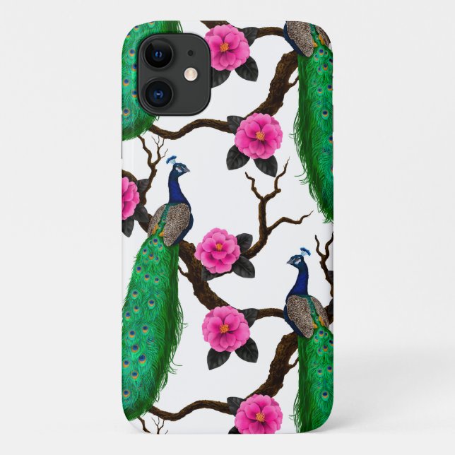 Peacock garden Case-Mate iPhone case (Back)