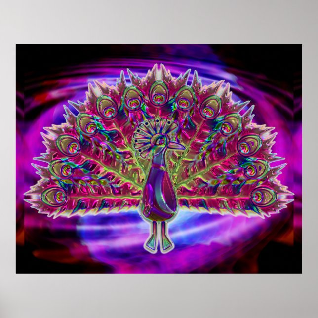 Peacock Glass 2A & 2B Options Poster (Front)