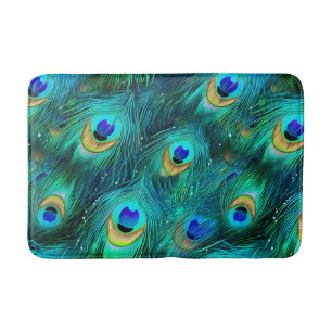 Peacock Glory Bath Mat