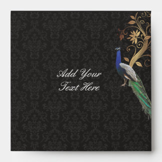 Peacock & Gold Envelopes