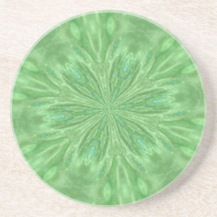 Peacock Green Coaster