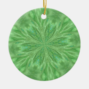 Peacock Green Ornament