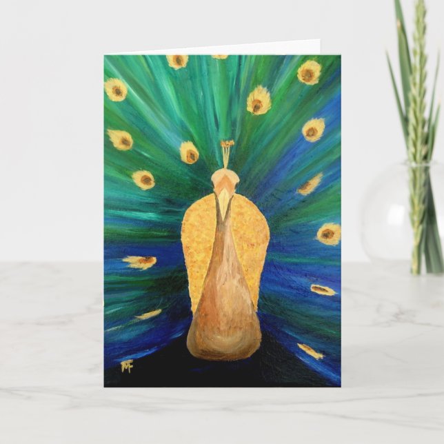 Peacock - Greeting Card (Front)