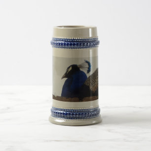 Peacock Grey /Blue 22 oz Stein