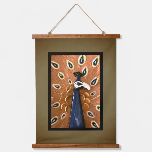 Peacock Hanging Tapestry (Front)