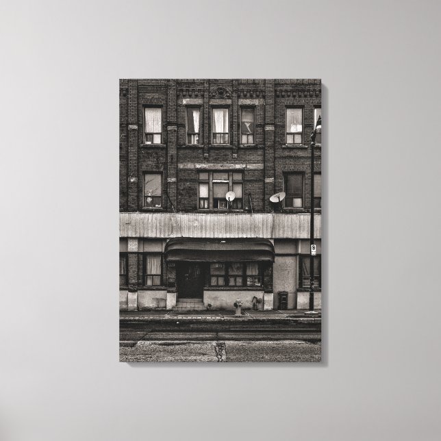 Peacock Hotel No 1 Canvas Print (Front)