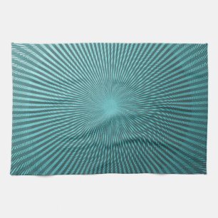 Peacock Illusion Kitchen Towel