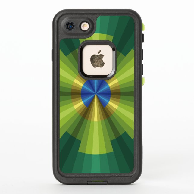 Peacock Illusion Lifeproof Case (Back)