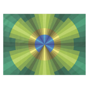 Peacock Illusion Tablecloth