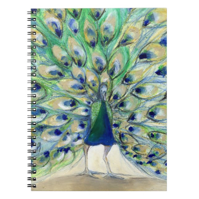 Peacock in San Diego 2 2013 Notebook (Front)