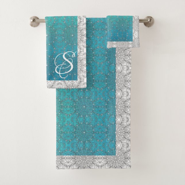 Peacock Inspirations Bath Towel Set (Insitu)