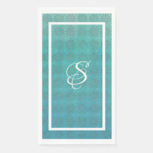 Peacock Inspirations Turquoise Napkin