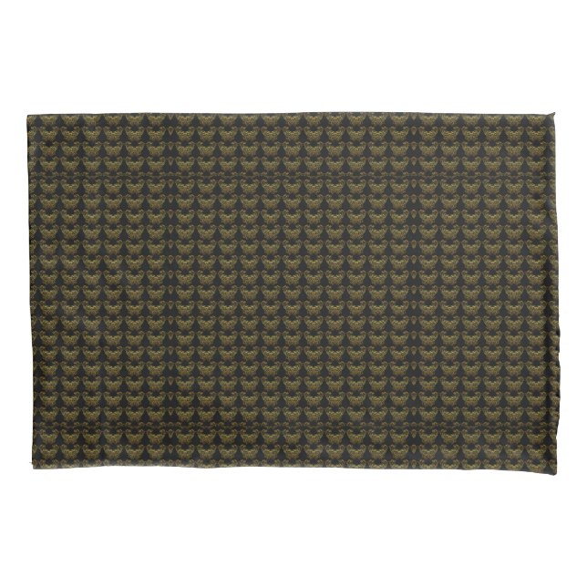 PEACOCK INSPIRED PILLOW CASE (Front)
