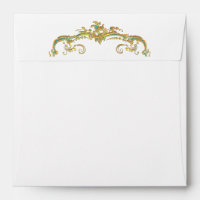 Peacock Invitation Co-ordinate Envelope