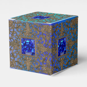 Peacock Jewel Favor Box