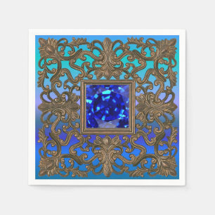 Peacock Jewel Napkin