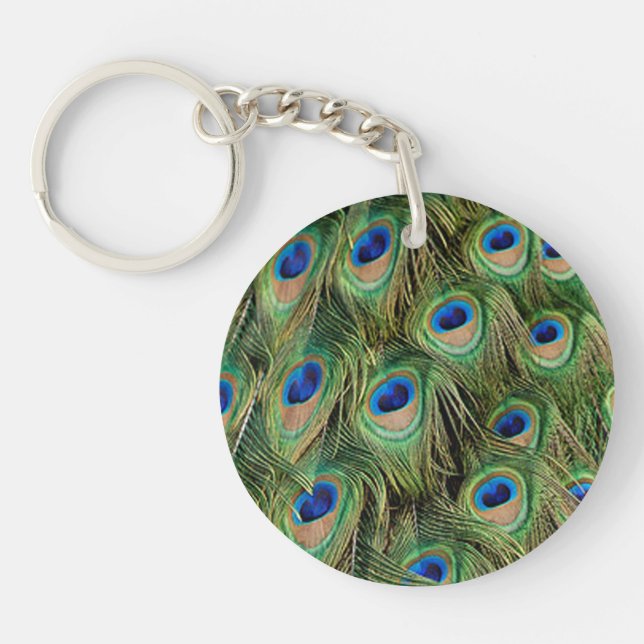 Peacock Key Chain (Front)