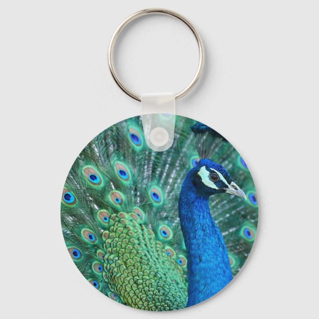 Peacock Keychain (Front)