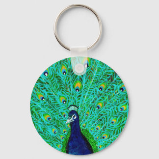 Peacock Keychain