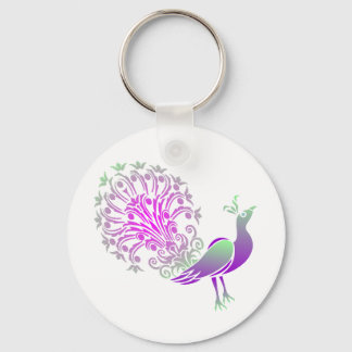 Peacock Keychain