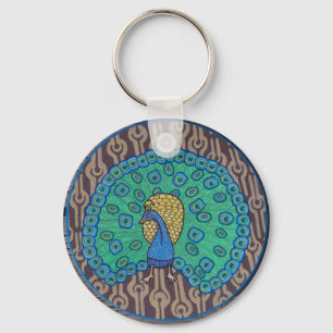 Peacock Keychain