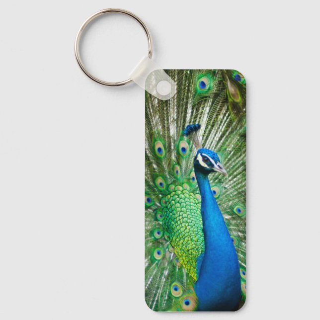 Peacock Keychain (Front)
