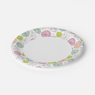 peacock kids wallpaper vintage paper plate