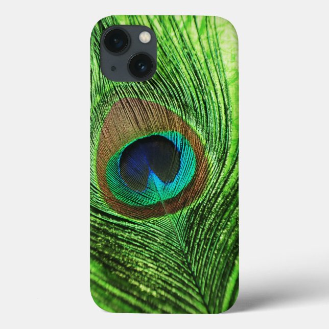 Peacock Lime Green Case-Mate iPhone Case (Back)