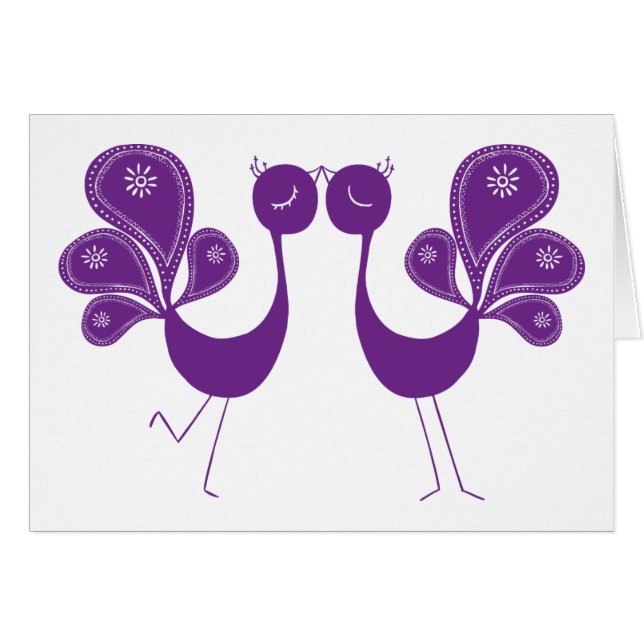 Peacock Love Lavender (Front Horizontal)