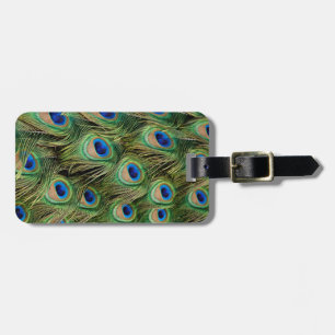 Peacock Luggage Tag