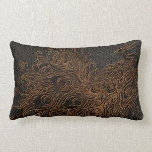 Peacock Lumbar Pillow